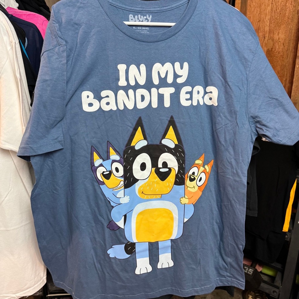 Bluey- In My Bandit Era NWOT size XL